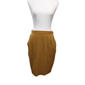 Francess Rita Mustard Tan Skirt Size 10
